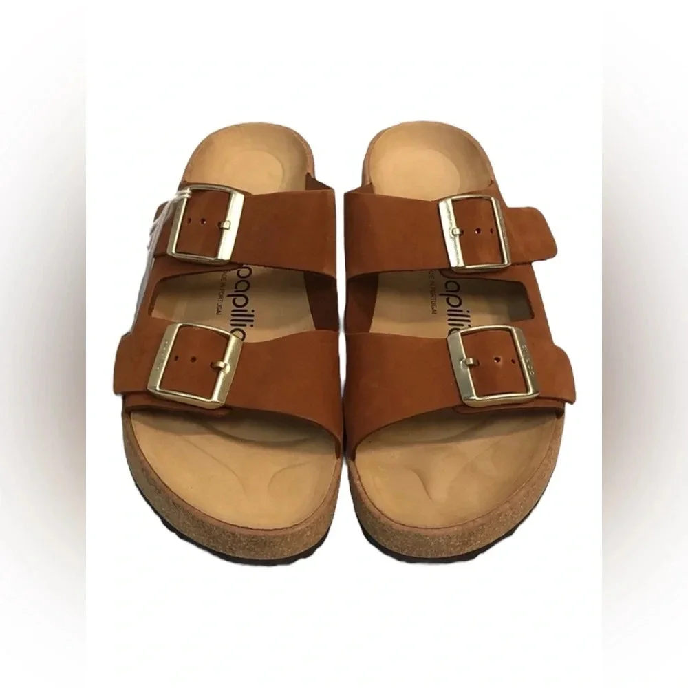 BIRKENSTOCK Gabriela Tan Pecan suede Sandal Women’s Size 7 - Picture 1 of 8
